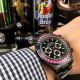 New Copy Rolex Daytona Limited Edition Solid Black Watch - Rainbow Bezel (3)_th.jpg